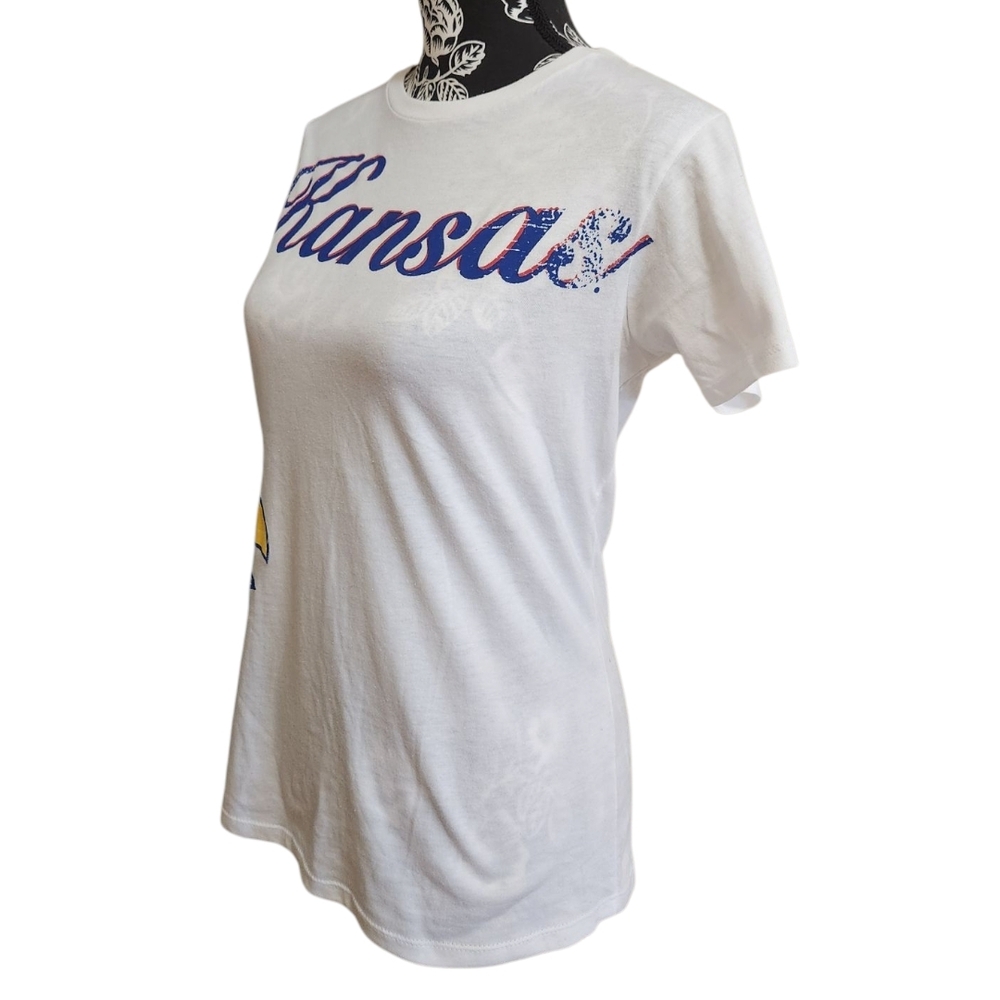Kansas Graphic White T-Shirt - Picture 2 of 7